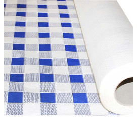 Toalha Papel Rolo Quadros Azules 1x100m 40g (1 Ud)