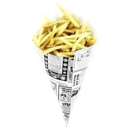 Cone de Papel Antigordura 340mm 400g (250 Uds)