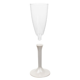 Copo PS Flute Champanhe Bege 120ml 2P (20 Uds)