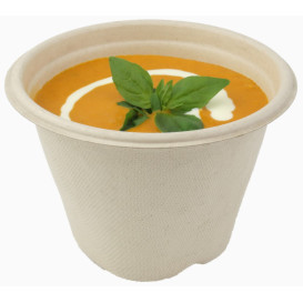 Tigela Cana-de-açúcar 500ml Ø13cm (100 Uds)