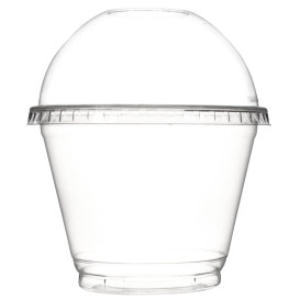 Tampa Cúpula Fechada PET Cristal Ø9,3cm (1000 Uds)
