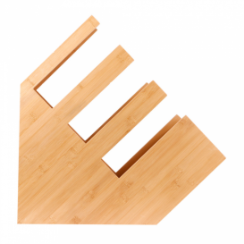 Organizador de Copo, Tampa e Palhinha de Bambu 14x50x50cm (1 Ud)
