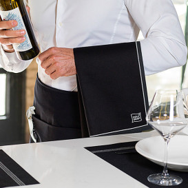 Pano em Rolo "Roll Drap" Preto 40x64cm P64cm (10 Uds)