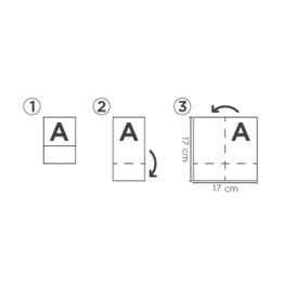 Guardanapos de Papel Miniservis Kraft 17x17cm (200 Uds)