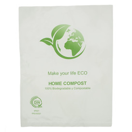 Saco Plastico Mercado Bio Home Compost 23x30,5cm (100 Uds)