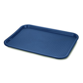 Bandeja Plastico Rigido Azul 27,5x35.5cm (1 Uds)