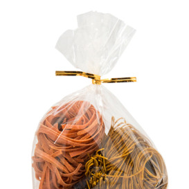 Fecho Práctico para Sacos em Metal Ouro 9,5cm (1000 Uds)