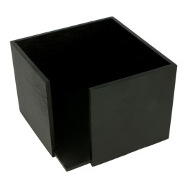 Porta-Guardanapos Cocktail Preto 13,5x13,5x10cm (1 Ud)
