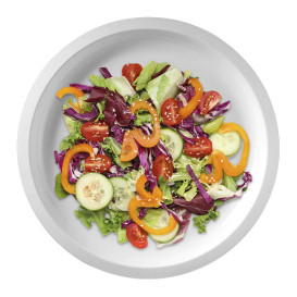 Prato de Plastico Branco Round PP Ø290mm (25 Uds)