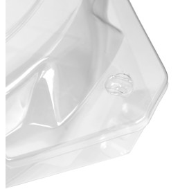 Embalagem Tampa Bisagra PET PasteleriaØ23x5cm (115 Uds)