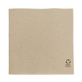 Guardanapos Papel Kraft 2F Ponta-Ponta 33x33cm (50 Uds)