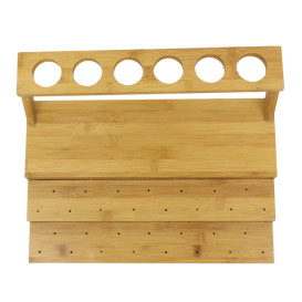 Suporte de Bambu para Picks e Cones 29x35,5x11,5cm (2 Ud)