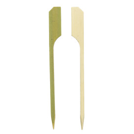 Espeto de bambu “Golf” Verde Natural 9cm (10.000 Uds)