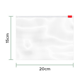 Saco Polietileno fecho Por Cursor 20x15cm G250 (1000 Uds)