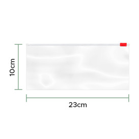 Saco Polietileno fecho Por Cursor 23x10cm G250 (50 Uds)