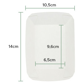 Barqueta Cartolina Kraft 9,6x6,5x4,2cm 250ml (25 Uds)