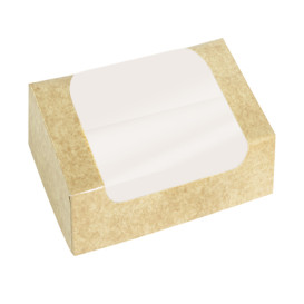 Embalagem de Cartão Retangular PackiPack Vision Kraft 19x15x6cm (50 Uds)
