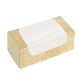 Embalagem de Cartão Retangular PackiPack Vision Kraft 19x10x10cm (50 Uds)