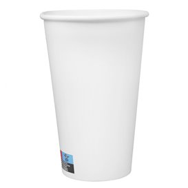 Copo de Cartão 16 Oz/500ml Branco Ø9cm (25 Uds)