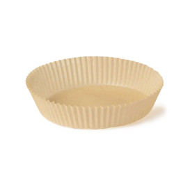 Papel Kraft para Fritadeiras de Ar 40g Ø16x4cm (1.000 Uds)