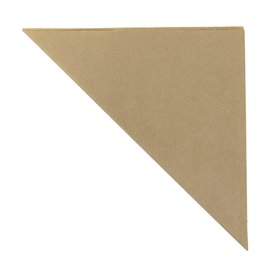 Cone de Papel Antigordura Kraft 25,5cm 100gr (100 Uds)