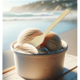 Colher de Bambu 9cm (100 Uds)