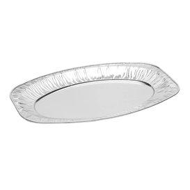 Bandeja Oval de Aluminio 1650 ml (10 Unidades)